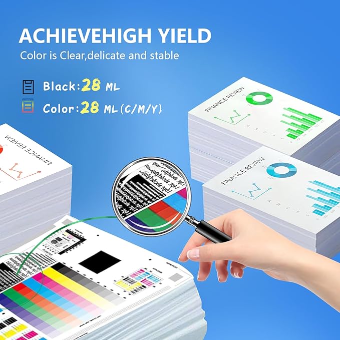 PP-50 PP-100 Ink Cartridges 6 Color Set PJIC1 PJIC2 PJIC3 PJIC4 PJIC5 PJIC6 C13S02A9991 Suitable for DiscProducer PP-50 PP-100 Printers (Black, Cyan, Magenta, Yellow, Light Cyan, Light Magenta, 6Pcs)
