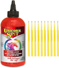 Unicorn SPiT Gel Stain and Glaze in One - Molly Red Pepper 8 oz. Bottle Detail Sticks