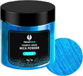 Ice Blue Mica Powder for Epoxy Resin 56g / 2oz. Jar Techarooz 2 Tone Resin Dye Color Pigment Powder for Lip Gloss, Nails, Colorant for Slime Bath Bombs Soap Making Polymer Clay