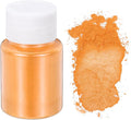 uxcell 10g/0.35oz Cosmetic Grade Mica Powder, 600 Mesh Mica Powder Natural Resin Epoxy Pigment Powders for Casting Resin, Candle Dye, DIY Nail Polish and Lip Gloss, Bright Orange