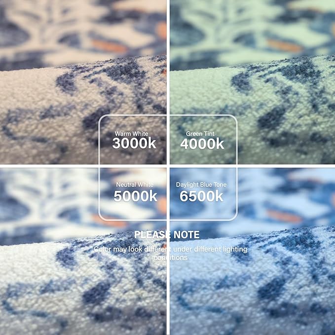 Lahome Large Area Rug 5x7 Washable Bohemian Rug for Bedroom Living Room, Medallion Non Slip Non Shedding Low Pile Printed Accent Indoor Floor Carpet for Dining Room Office Playroom, Blue Purple/Multi