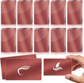 weparmeety 100 Pcs Metal Engraving Blanks Aluminum Sheet Laser Engraving Business Card Multipurpose DIY Gift Cards 86 x 54 x 0.21 mm (Rose Gold)