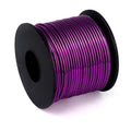 Aluminum Craft Wire, 95 Feet 2.0mm/ 14 Gauge Purple Bendable Soft Metal Aluminum Wire Roll Bulk for DIY Crafts Sculpting Jewelry Making
