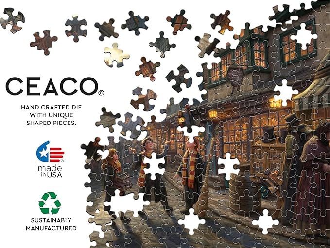 Ceaco - Thomas Kinkade - Harry Potter - Hogwart's Castle - 1500 Piece Jigsaw Puzzle