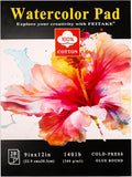 FEITAKE Watercolor Sketchbook 9"x12" Watercolor Paper Pad 100% Cotton/Cold Pressed /140lb (300gsm)/ Acid Free Artist Grade Water Color Art Drawing & Painting Paper -20 Sheets Pack