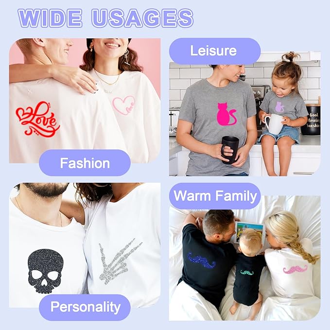 PU Heat Transfer Vinyl Bundle, 14 Pastel & Neon Color Sheets 12"x10" – Soft & Stretchable Iron-On Vinyl, Easy to Cut & Weed, Compatible with Cricut & Silhouette – Perfect for DIY Summer & Kids Crafts