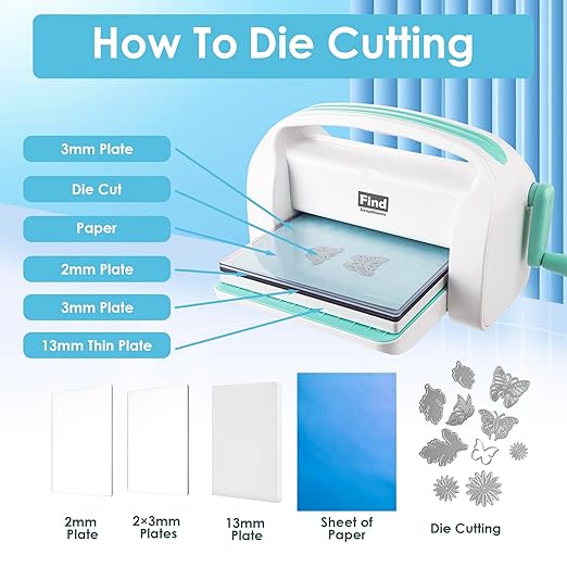 9 inch Die Cutting Machine, A4 Embossing Machine for Card Making