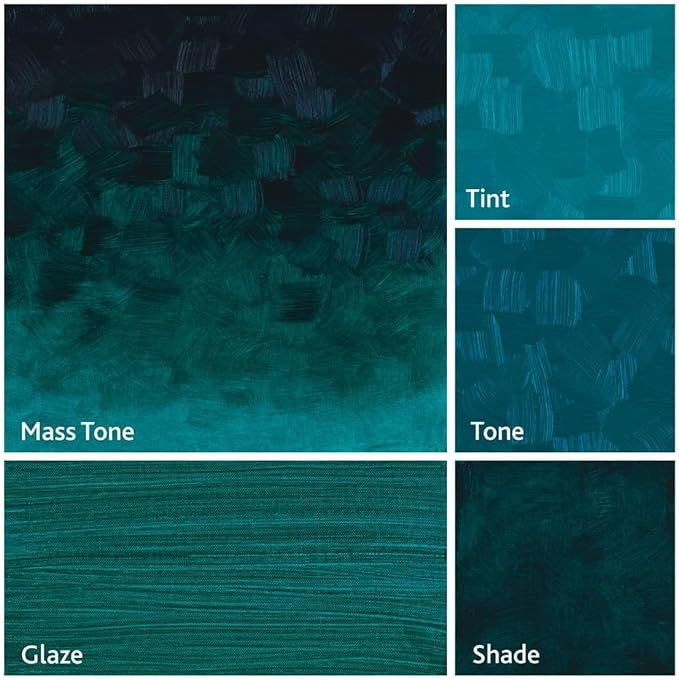 Tusc & Pine Artist Oil Paint - Phthalo Turquoise, 150 ml, Non-Yellowing, Rich & Creamy Consistency, Maximum Pigment Load, Small Batch Milled Oil Paints Made in the USA for Professional Artists
