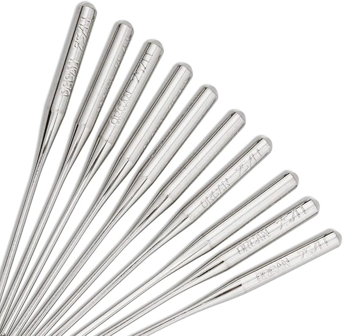 50 PCS Embroidery Sewing Machine Needles for Brother Size 75/11 130/705H HAx1 Sewing Needles for Brother Sewing Machine (5 Pack of 10 Needles)