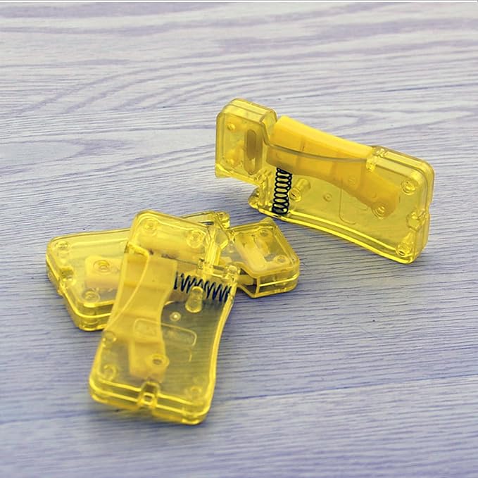 Automatic Needle Threader, 10 PCS Simple Needle Threaders Sewing Tool, Quick Self Threading Needles Plastic Sewing Machine Threader for Hand Stitching Embroidery Floss, Fits Most of Needles