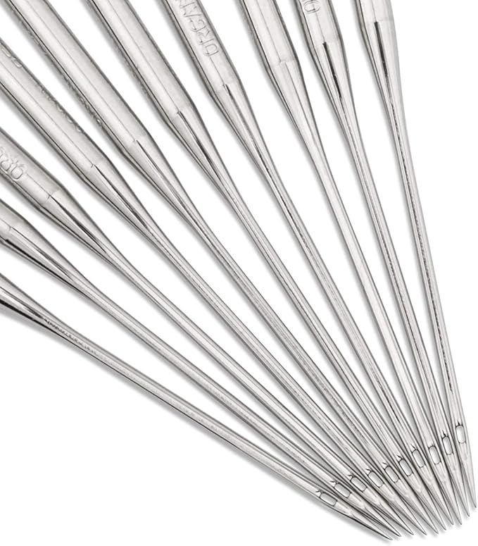 50 PCS Embroidery Sewing Machine Needles for Brother Size 75/11 130/705H HAx1 Sewing Needles for Brother Sewing Machine (5 Pack of 10 Needles)