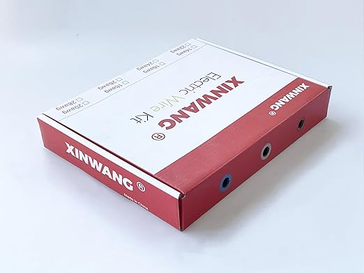 22 Gaug Electrical Wire,22 awg,22 awg Silicone Wire-XINWANG 22 Gauge Stranded Tinned Copper Wire with Silicone Insulation(OD: 1.9mm) 6 Colors,23ft Each, Hook Up Wire Kit