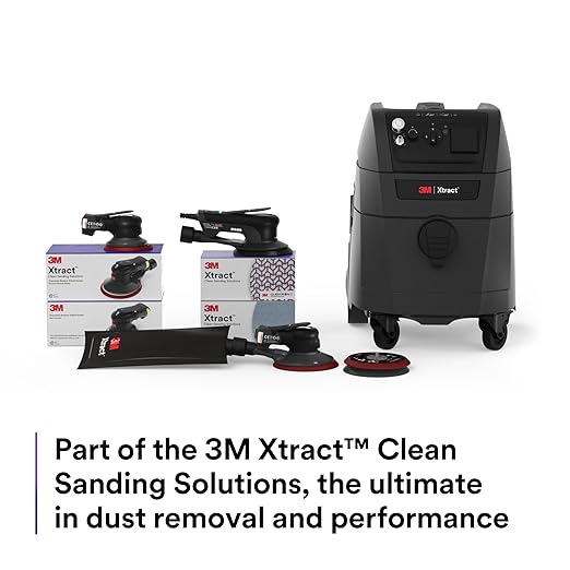 3M Xtract Cubitron II Hookit Clean Sanding Film Disc 775L, 120+, 6 in, Pack of 50 Hook and Loop Sanding Discs for Paint Preparation and Removal, General Sanding, Refining, Blending, and Featheredge