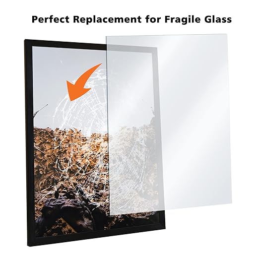 Egofine Plexiglass Sheets Acrylic Sheets 20 Pack of 8x8’’ 0.04 Thick Clear Plastic Cast Transparent Plexi Glass for Crafting Projects, Replacement Picture Frame Glass, DIY Display, Easy to Cut