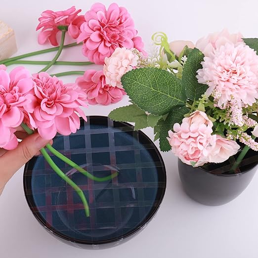 GLAMFIELDS 6 Rolls 1/4" Floral Tapes, Clear Floral Tape, White Floral Tape for Bouquet Stem Wrap, Waterproof Florist Tape for Flower Arrangements Supplies Craft Corsages Wedding 60 Yd/Roll