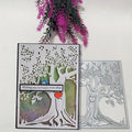 Lapoo Metal Cutting Die for Scrapbooking, 3D Backgrounds Frame New Cutting Dies DIY Album Card Making Decor Paper Craft Metal Die Cuts Party Wedding Decorations (Tree of Life 5.5 x 3.9 in)