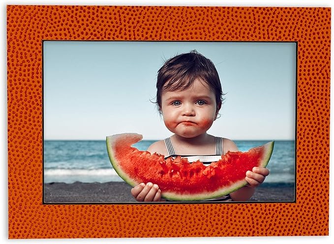 8x10 Mat Bevel Cut for 5.5x8.5 Photos - Acid Free Basketball Texture Precut Matboard - For Pictures, Photos, Framing - 4-ply Thickness