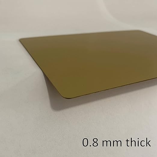Zoom Precision Metal Engraving Sheets for Etching with Maker, Explore Air 2, Silhouette Cameo 4, Brother Scan and Cut Engraving Tool Tip Engraver; Blank Anodized Aluminum Sheets for Crafting - 3 Pack