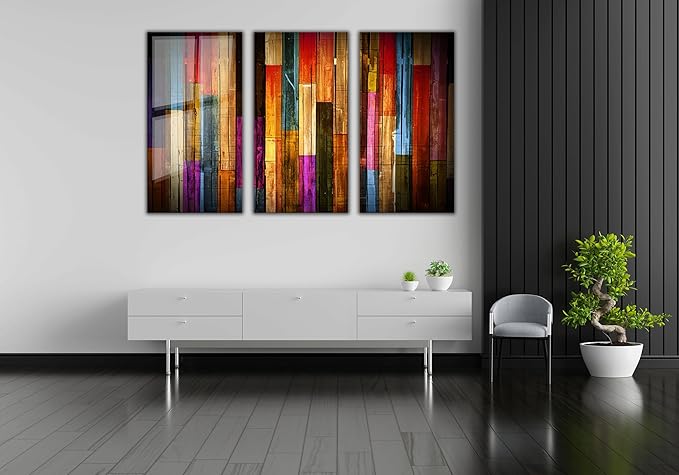 SpiritualHands Painted Wood Glass Printing Wall Art, Glass Wall Art, Home Decoration, Interior Design Ideas, Wall Hangings, Tempered Glass Wall Art