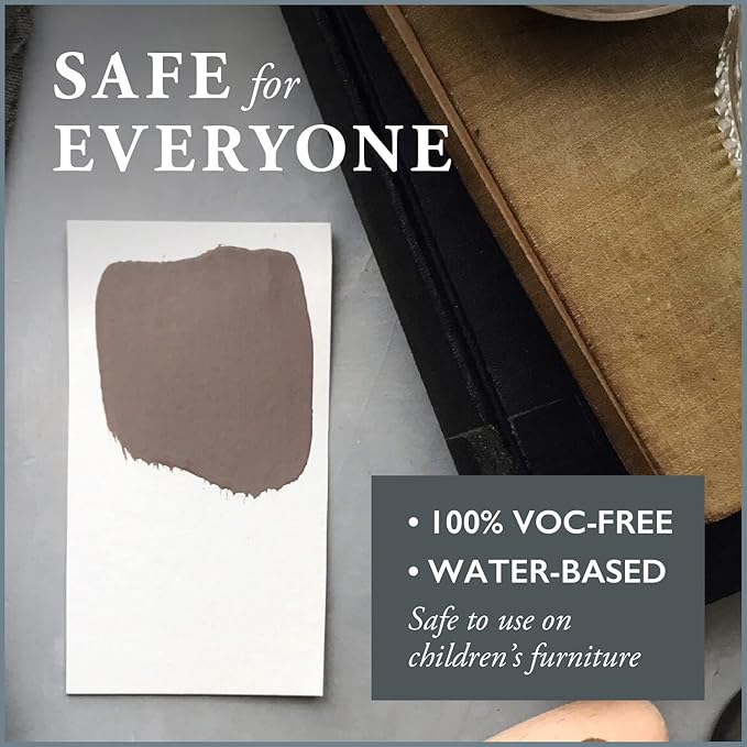 AMY HOWARD AT HOME Chalk-Based One Step Paint for Furniture, Cabinetry, Decor, Finish, and More | No Stripping, Sanding, or Priming | Medium Base | 32 Ounce | Kembel