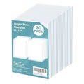Egofine Plexiglass Sheets Acrylic Sheets 20 Pack of 11x14’’ 0.04 Thick Clear Plastic Cast Transparent Plexi Glass for Crafting Projects, Replacement Picture Frame Glass, DIY Display, Easy to Cut