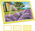 ZEXALIGHT A2 Light Box for Tracing, Light Pad for Diamond Painting with 8 Levels/Stepless Dimming Brightness and 3 Color Modes, Ultra-Thin Copy Board Light Table for Artists Tracing Drawing (Yellow)