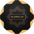 SLOWPLAY Nash Clay Poker Chips, 14 Grams Heavyweight Clay Composite, 40mm Large Chips in Bulk, Pack of 50 in Gold Without Denomination