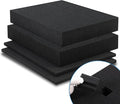 Coengwui Pick and Pluck Foam Inserts, Pre-Cubed Pick Apart Sheets for Crafts Toolbox Game Box Camera Cases Drawer Storage (2Pack 12 x 12 x 2" with 0.4" Bottom Padding)