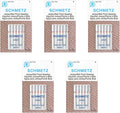 Schmetz 1714C Ball Point Jersey Machine Needles, Size 80/12, 5-Pack