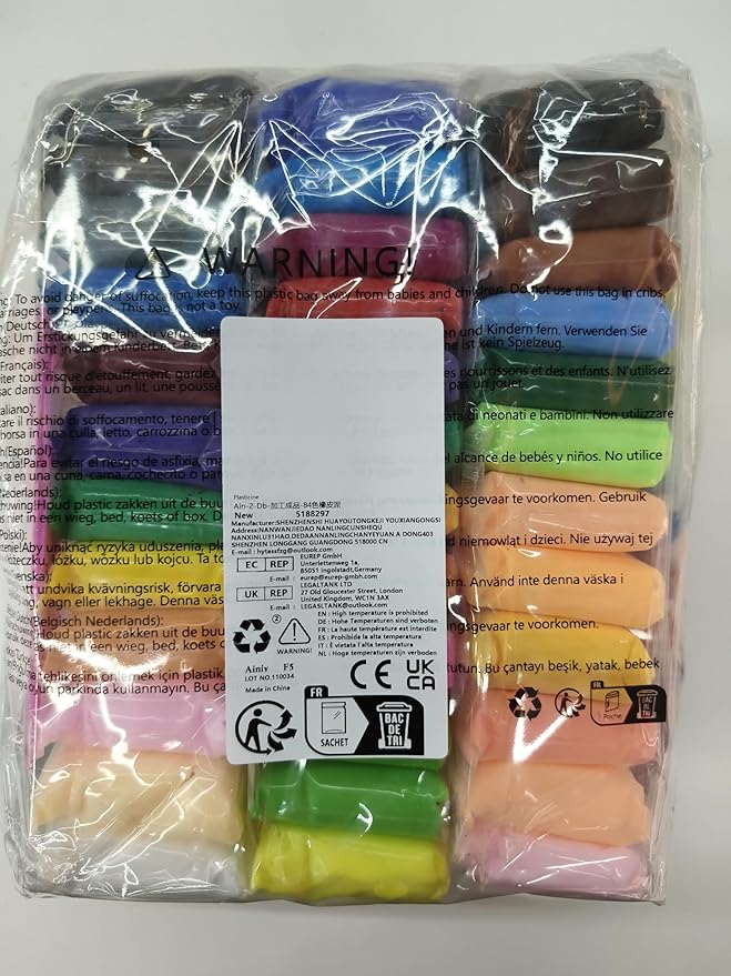 Ainiv Air Dry Clay Kit, 84 Colors DIY Model Magic Clay for Kids, Modeling Clay with 6 Sculpting Tools & 19 Mould, Ultra Light Arts and Crafts Kits for Boys Girls, Best Gifts for Kids