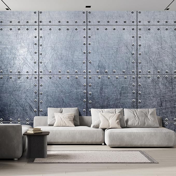 wall26 Metal Wallpaper Background Canvas Art Wall Decor - 120x120 inches