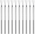 10 Pcs Needle Tools for Clay, Clay Modeling Tools, Seven Needles Wire Texture Tool, Sculpting Ceramics Pottery Carving Tool for Ceramic Polymer Pottery Sculpting, Texturing, Modeling
