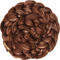 Merino Silk Luxe Tonal Designer Blend. Superfine Merino, Mulberry, Tussah Silk. Top Roving for Spinning or Felting. Cocoa Delight 4oz