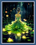 Dimxvean Cross Stitch Kits for Adults - Frog Princess 16x20 inch