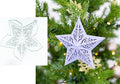 Metal Cutting Dies DIY Merry Christams Embossing Stencil Template Scrapbooking Card Making Mold Photo Album Arts Crafts Tools (Christmas Star- 14.9x14.7cm)