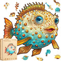 Wooden Puzzles for Kids, 100 Pieces Ocean Wooden Jigsaw Puzzles Kids Ages 8-10-14, Wooden Puzzle for Toddler Children Learning Educational Puzzles Toy Gifts for Friends Family