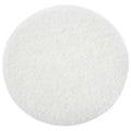 White Buffing and Polishing Pad with Hook and Loop Back | Apply Hard Wax Oils and Stain (20, 5 inch)