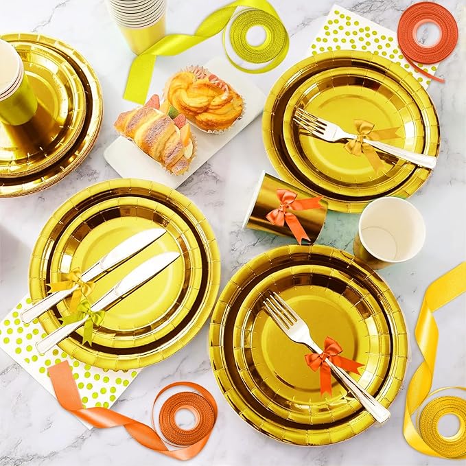 1 Inch Orange Satin Ribbons for Crafts, 6 Rolls Single-Faced Orange Assorted Ribbons for Gift Wrapping Flower Bouquet Wedding Invitations Bridal Shower Hair Bows Garland Party Decor