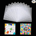10 Sheets 12'' x 12'' Mosaic Mesh for Mounted Tile Fiberglass Mesh Backing, (Non Sticky)