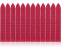 Yoption 12Pcs Red Sealing Wax Sticks with Wicks for Wax Seal Stamp, Wedding Invitations, Gift Packaging, Christmas
