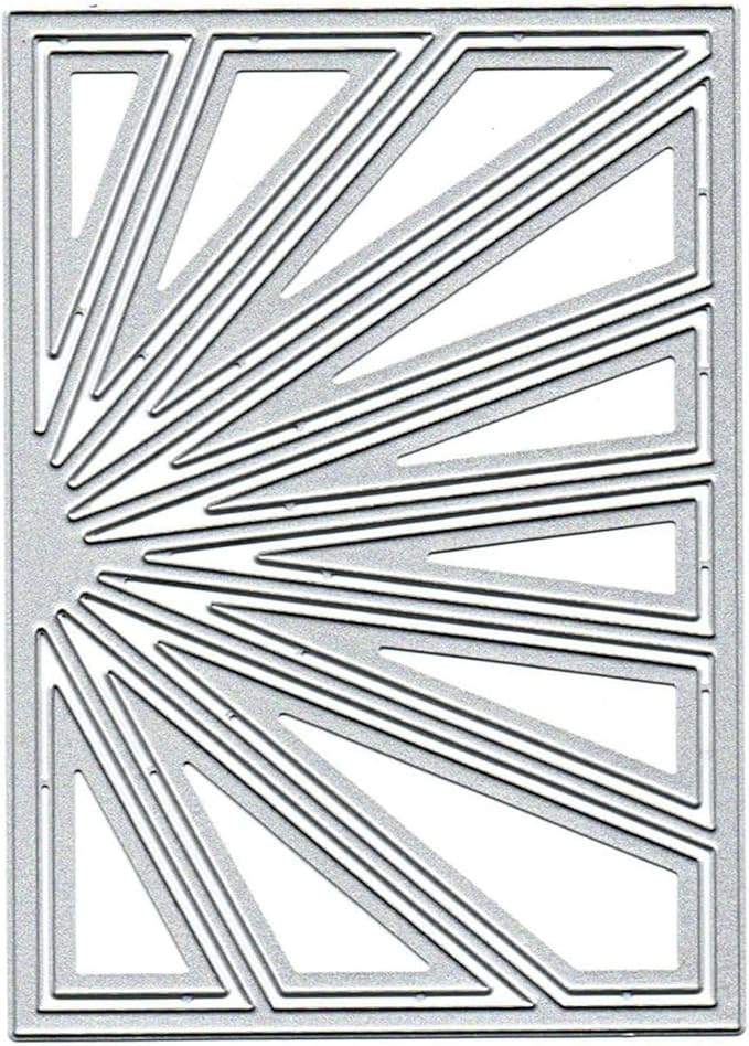 Mvchifay Cutting Dies for Card Making Metal Die-Cuts Scrapbooking Tool Hollow Frame DIY Craft Punch Template Embossing for Paper Album Decor (Sun Frame-14x10cm)