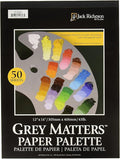 Jack Richeson Grey Matters Paper Palette, 12 by 16-Inch, 50 Sheets - JACK-100281
