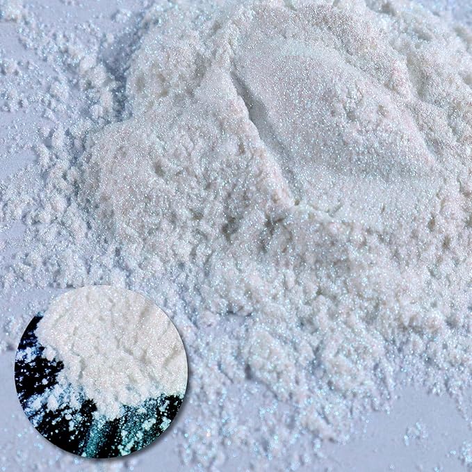 Ceya Chameleon Mica Powder, 1.8oz/ 50g Mermaid Chrome Nail Powder, Cosmetic Grade Pearlescent Effect Color Shift Pigment for Epoxy Resin, Makeup, Nail Polish, Soap Dye, Candle Making,Craft,Slime,Paint