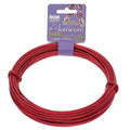 The Beadsmith 12-Gauge Anodized Aluminum Wire for Jewelry Making, Metal Wire for Wrapping (Red)