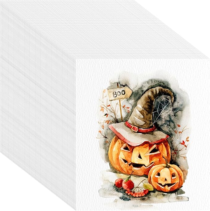 150 Sheets 100% Cotton Watercolor Paper Bulk -140LB/300GSM Art Paper-9 x 12 inch Painting & Craft Paper, Finger Paints, Watercolor, Tempera, Drawing, Art Room & Home School Crafts