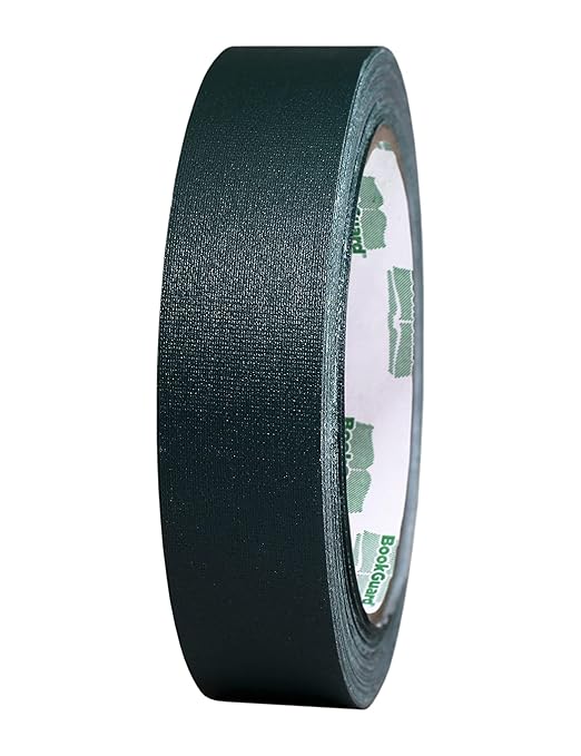 BookGuard 1 Inch Premium Bookbinding Repair Cloth Tape, 15 Yard Roll, Forest Green