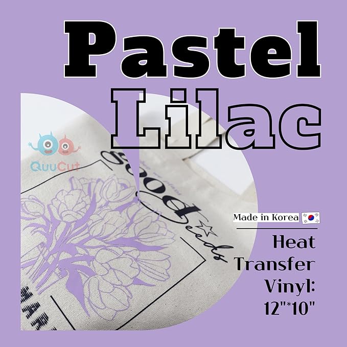 QuuCut Heat Transfer Vinyl Bundle: 12 Pack 12" x 10" Sheets, Watercolor Pattern and 5 Assorted Full Matte Pastel, HTV Vinyl for T-Shirts, Iron on Vinyl for Cricut & Silhouette - Easy to Cut & Weed