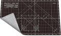 Self Healing Cutting Mat A3 12"x18" – Double Sided 5-Ply Craft Mat for Sewing, Quilting, Fabric, Scrapbooking – Black/Gray