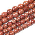 36pcs 10mm Natural Gold Sandstone Beads Faceted Stone Energy Healing Beads for Jewelry MakingDIY Bracelet Necklace Accessories 15" (10mm, Faceted Gold Sandstone)