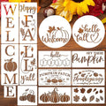 Fall Stencils for Painting on Wood Pumpkin Stencil Thanksgiving Stencils for Porch Wood Sign Door Hanger Decor